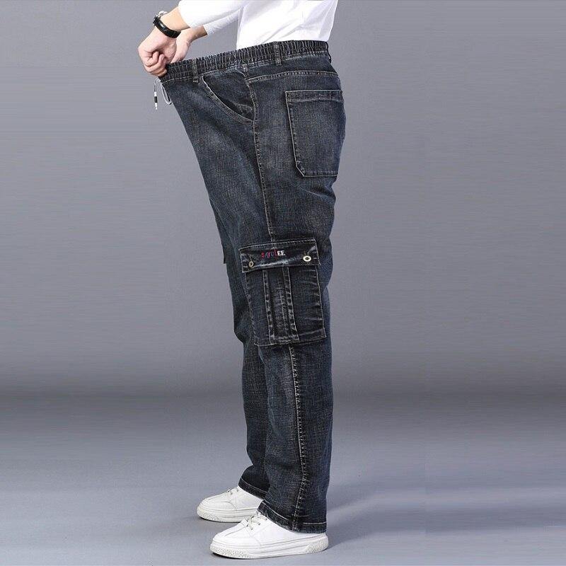 Men's High Waist Loose Fit Jeans - AM APPAREL