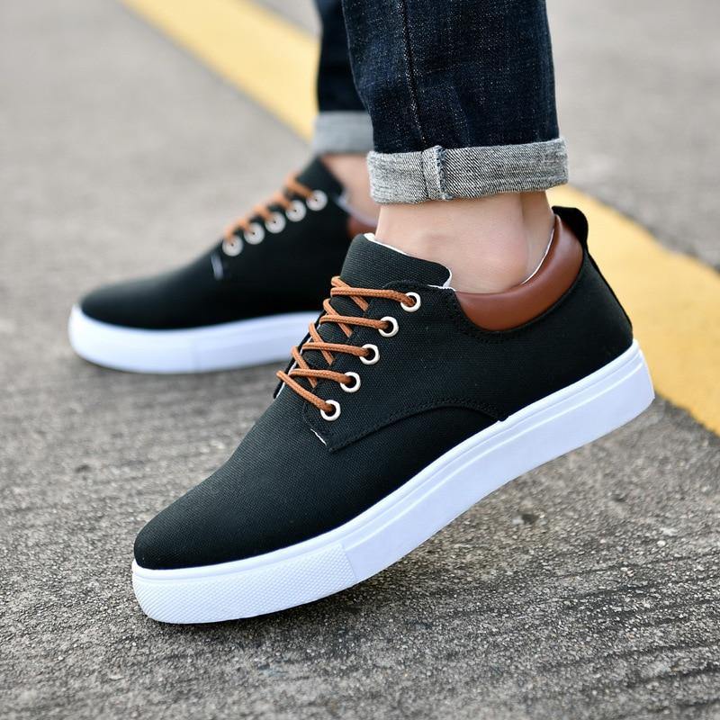 Men's Light Casual Canvas Shoes - AM APPAREL