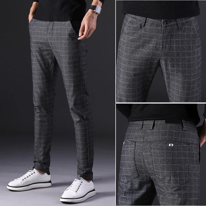 Men's Light Weight Straight Classic Pants - AM APPAREL