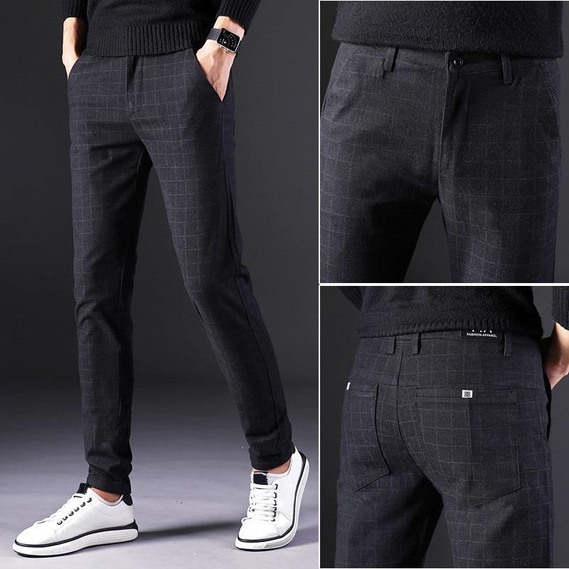 Men's Light Weight Straight Classic Pants - AM APPAREL