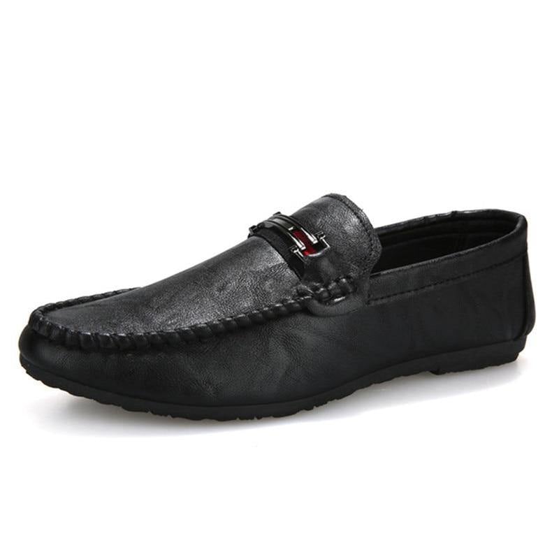 Men's Moccasins Breathable Slip On Loafers - AM APPAREL