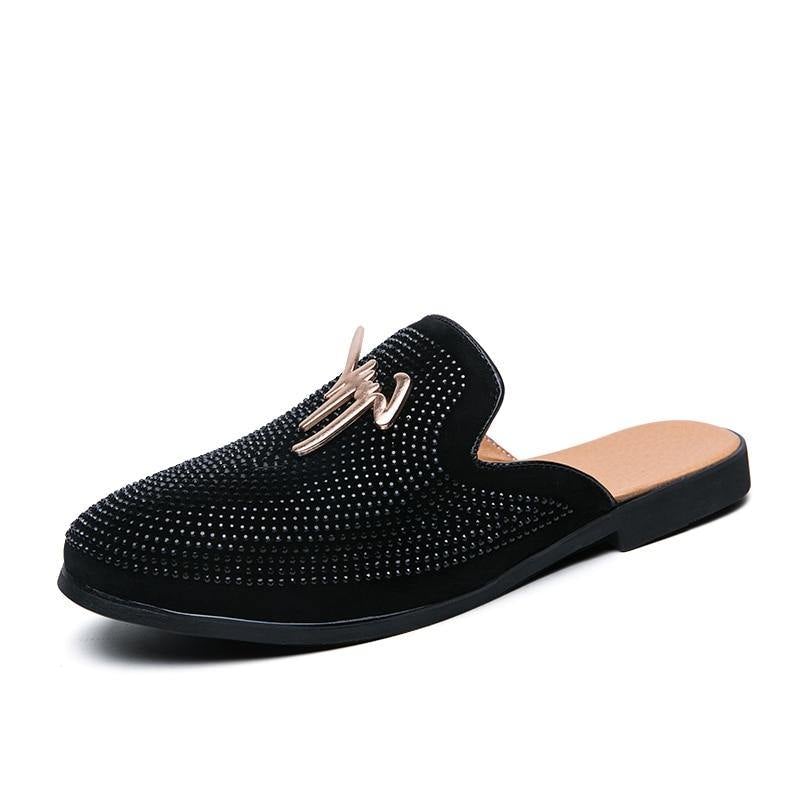 Men's Mules Backless Loafers - AM APPAREL