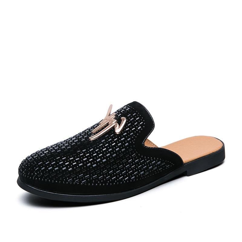 Men's Mules Backless Loafers - AM APPAREL