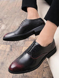 Men's Nappa Leather Formal Oxfords Shoes - AM APPAREL