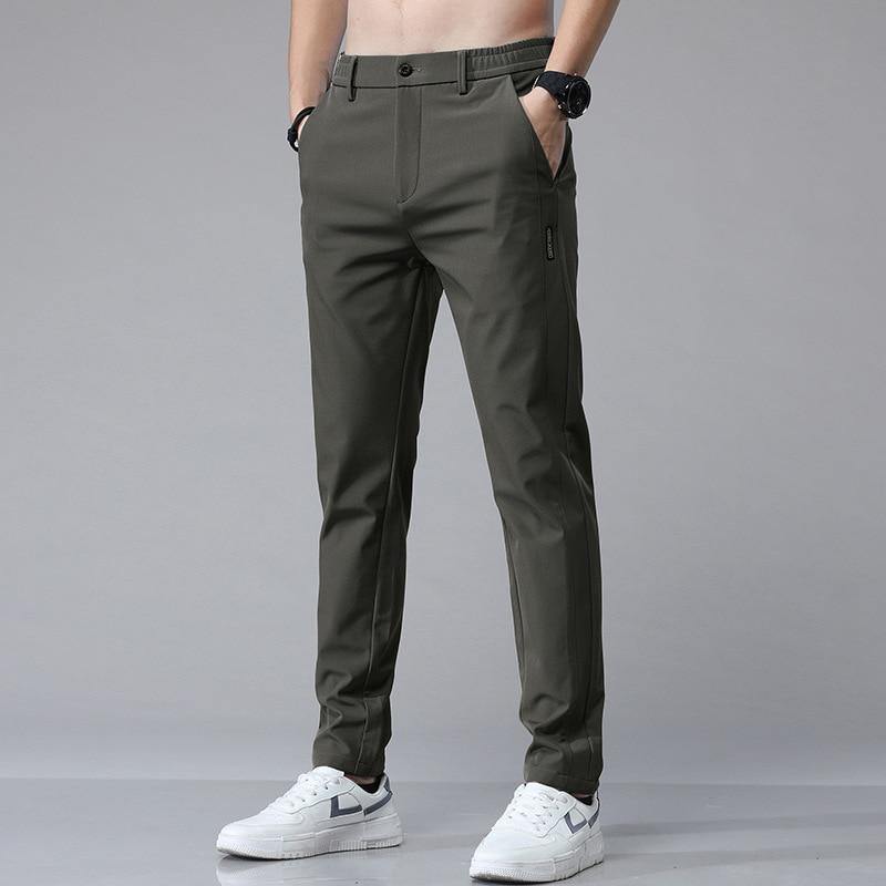 Men's Regular Fit Casual Suit Pants - AM APPAREL