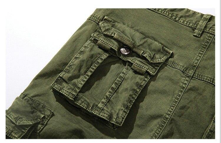 Men's Side Pocket Casual Cargo Pants - AM APPAREL