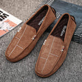 Men's Soft Comfortable Flock Loafers - AM APPAREL