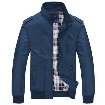 Men's Sportswear Stand Collar Bomber Jackets - AM APPAREL