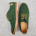 Men's Suede Oxford Casual Shoes - AM APPAREL