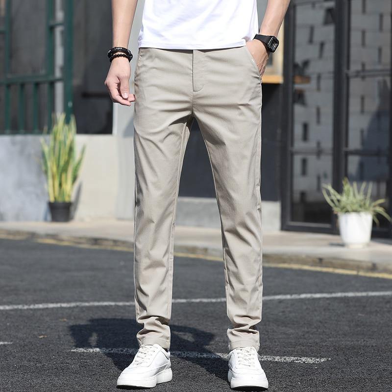 Men's Summer Lightweight Classic Style Pants - AM APPAREL