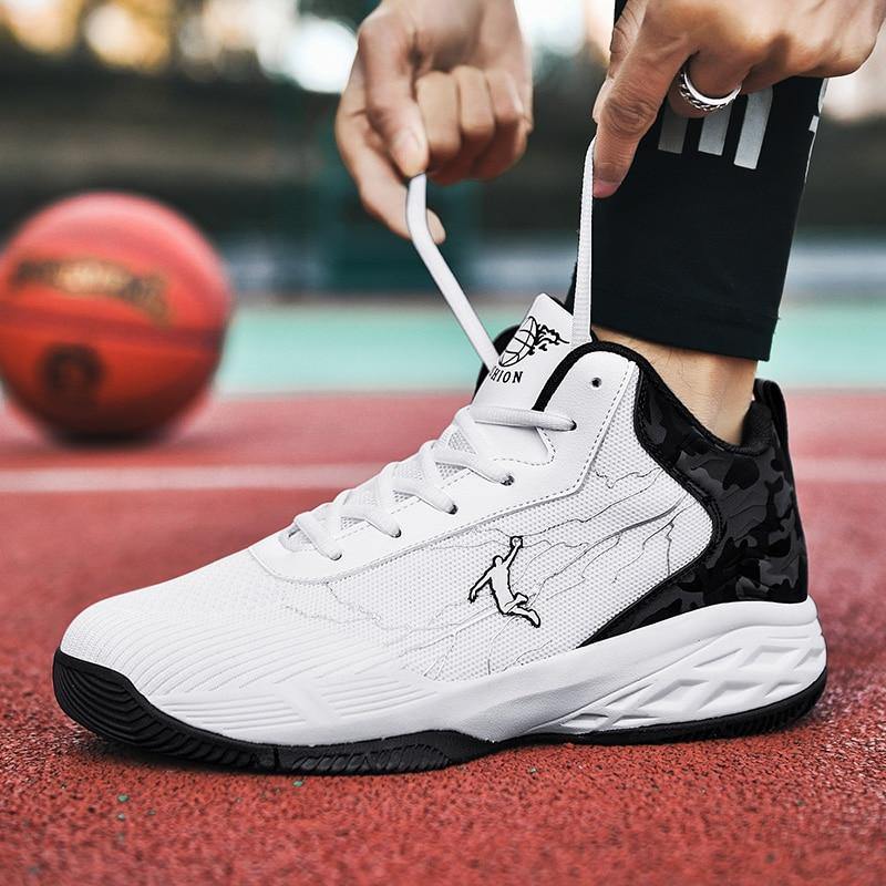 Men's Thick Sole Non-slip Basketball Shoes - AM APPAREL