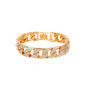 Men's Thick Zircon Iced Bracelet - AM APPAREL