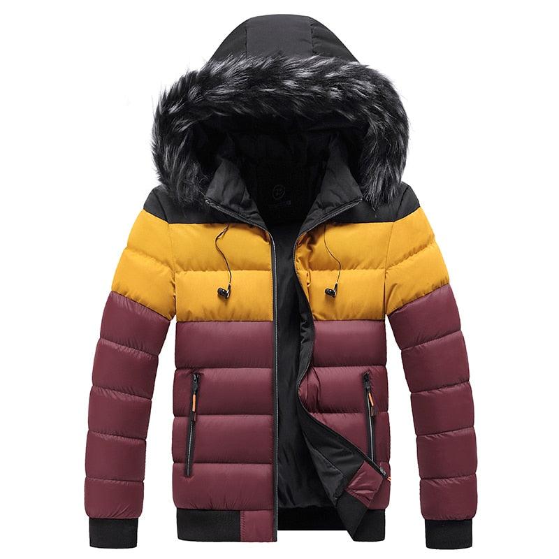 TL Unisex Detachable Hood Multi-Color Puffer Jacket - AM APPAREL