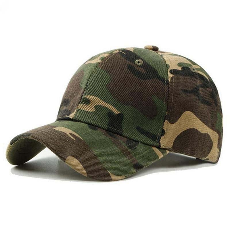 Unisex Camo Baseball Cap - AM APPAREL