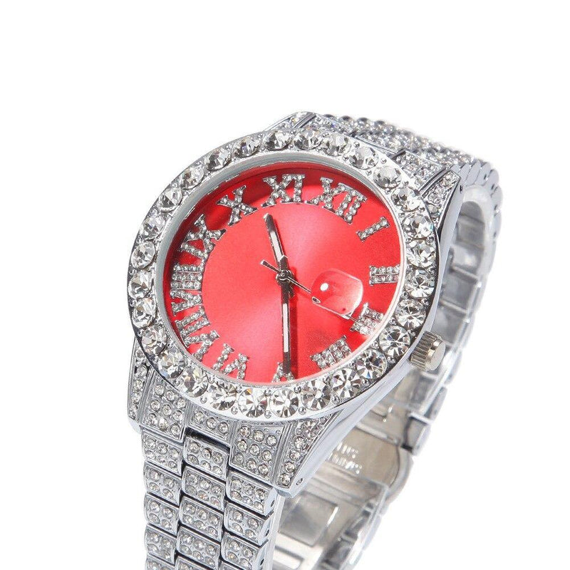 Unisex Hip Hop Iced Out Men's Watch - AM APPAREL