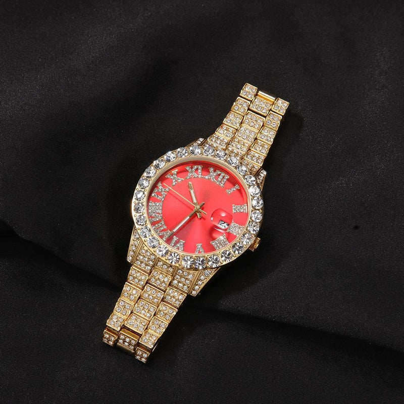 Unisex Hip Hop Iced Out Men's Watch - AM APPAREL