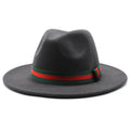 Unisex Wool Wide Brim Fedora Hats - AM APPAREL