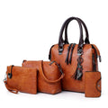 ValenKuci Designer  Leather 4pcs/Set Bags - AM APPAREL