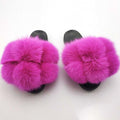 Women's Casual Faux Furry Slippers - AM APPAREL