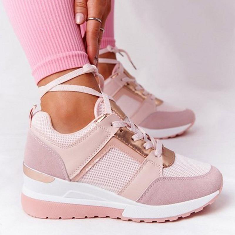 Women's Platform Casual Sneakers - AM APPAREL