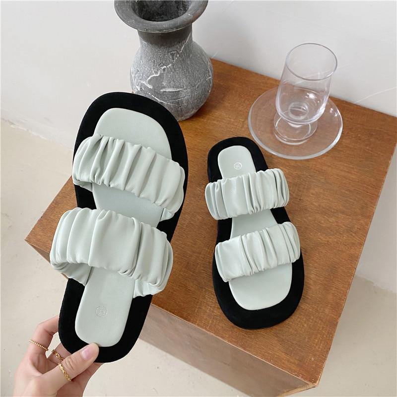 Women's Summer Casual Slipper Sandals - AM APPAREL