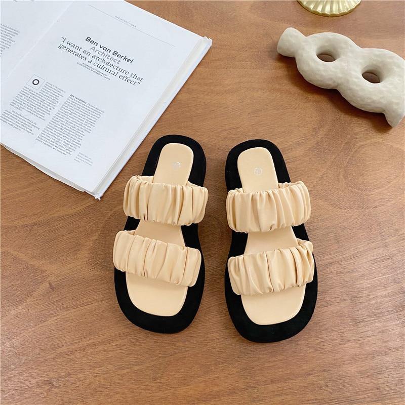 Women's Summer Casual Slipper Sandals - AM APPAREL