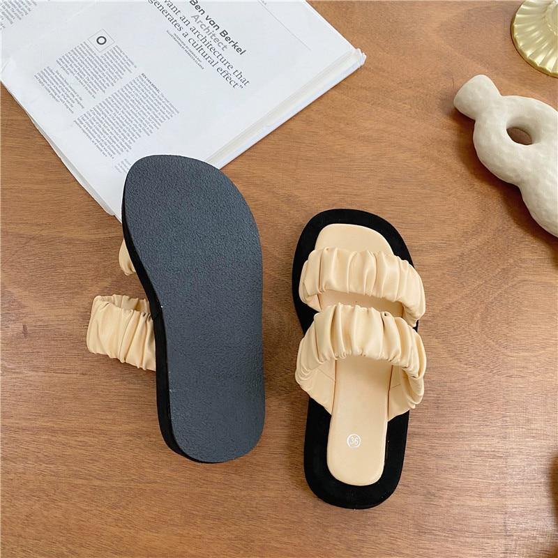 Women's Summer Casual Slipper Sandals - AM APPAREL